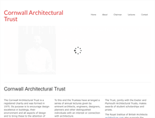 Tablet Screenshot of cornwallarchitecturaltrust.org
